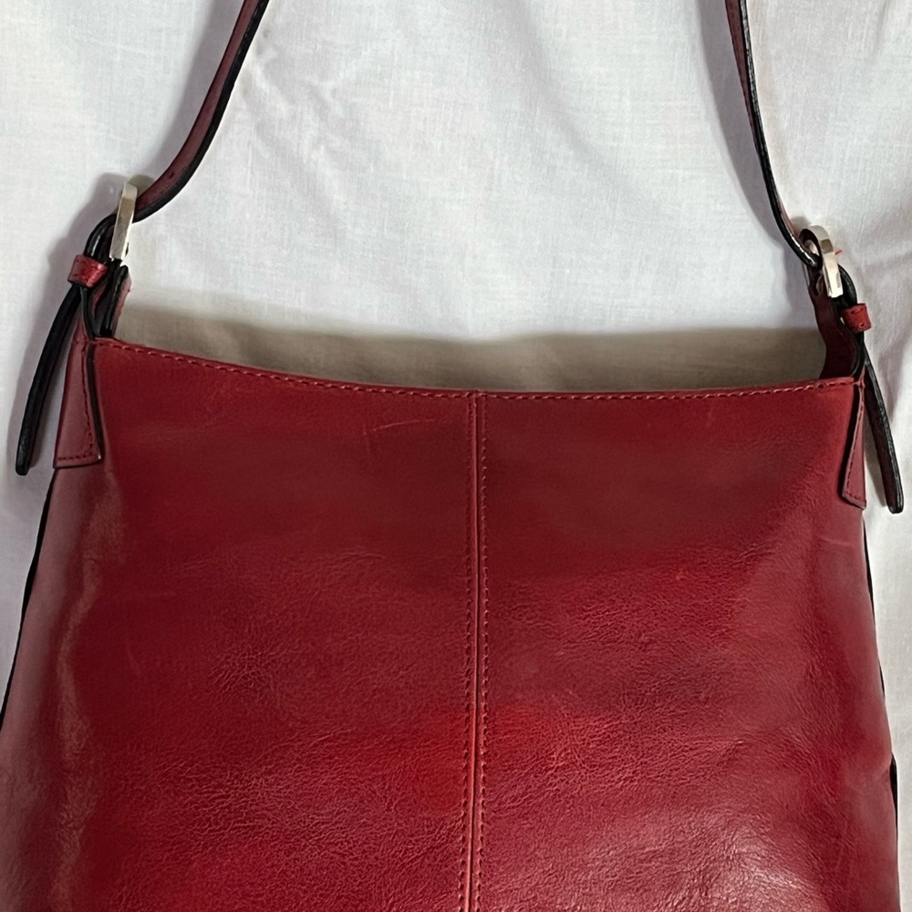 NWOT Elegant Red WILSONS LEATHER Shoulder Bag
